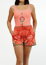 Coral Swim Shorts