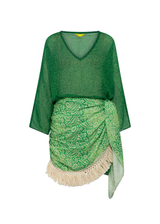 Verdana Wrap Fringed Dress