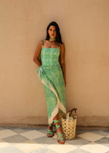 Verdana Fringe Wrap Skirt