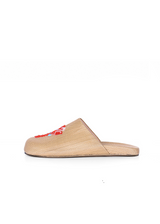 Coral Raffia Sandals