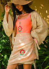 Linen Coral Shirt
