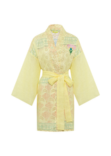 Linen Bloom Robe