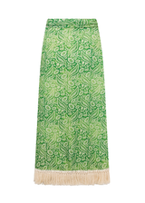 Verdana Fringe Wrap Skirt