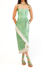 Verdana Fringe Wrap Skirt