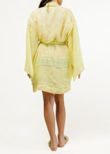 Linen Bloom Robe