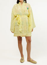 Linen Bloom Robe