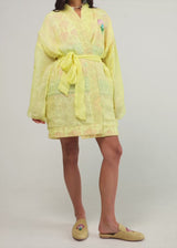 Linen Bloom Robe
